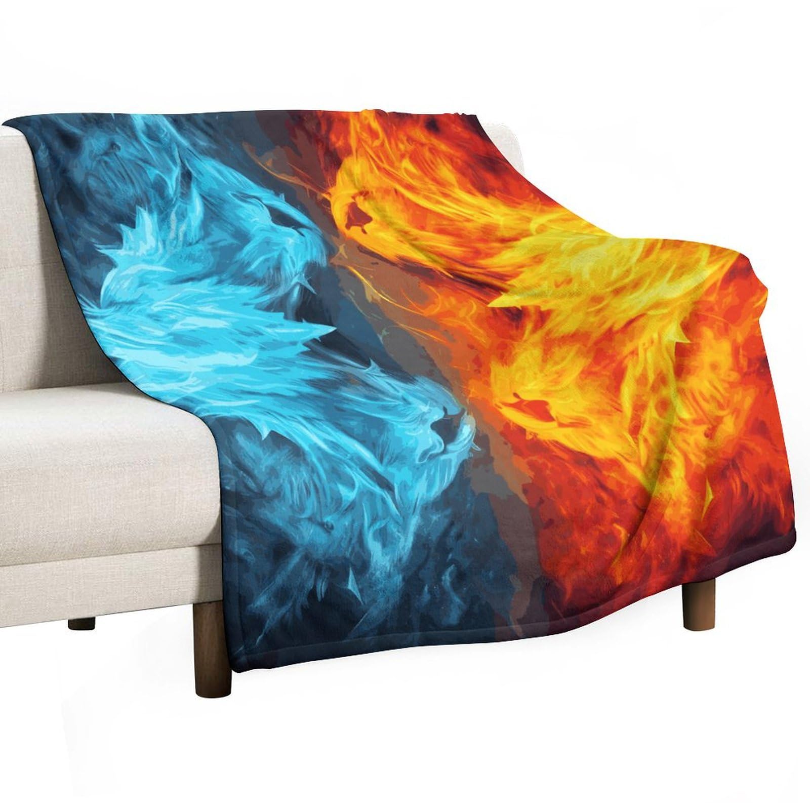 Couverture polaire haut de gamme grand lit 177x203 cm toutes saisons