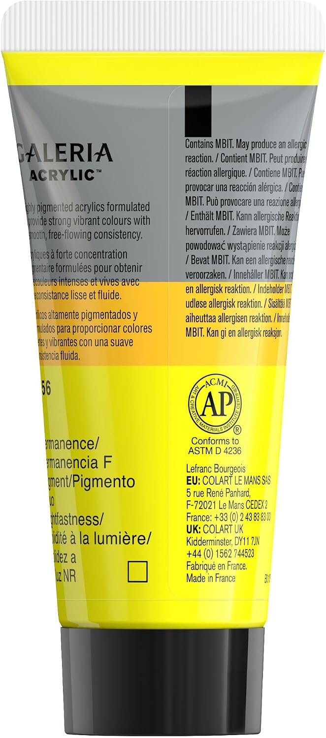 Winsor & Newton Galeria Acrylic Paint, 6 x 20ml (0.7-oz) Tube Fluorescent Paint Set