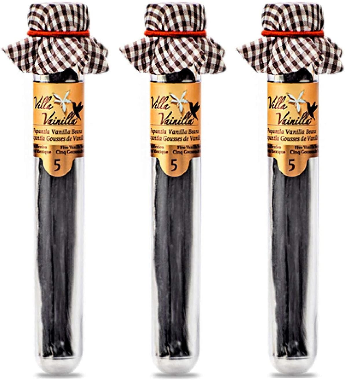 Villa Vainilla Pure Mexican Vanilla Beans (15 whole vanilla beans) Amazon.ca Grocery