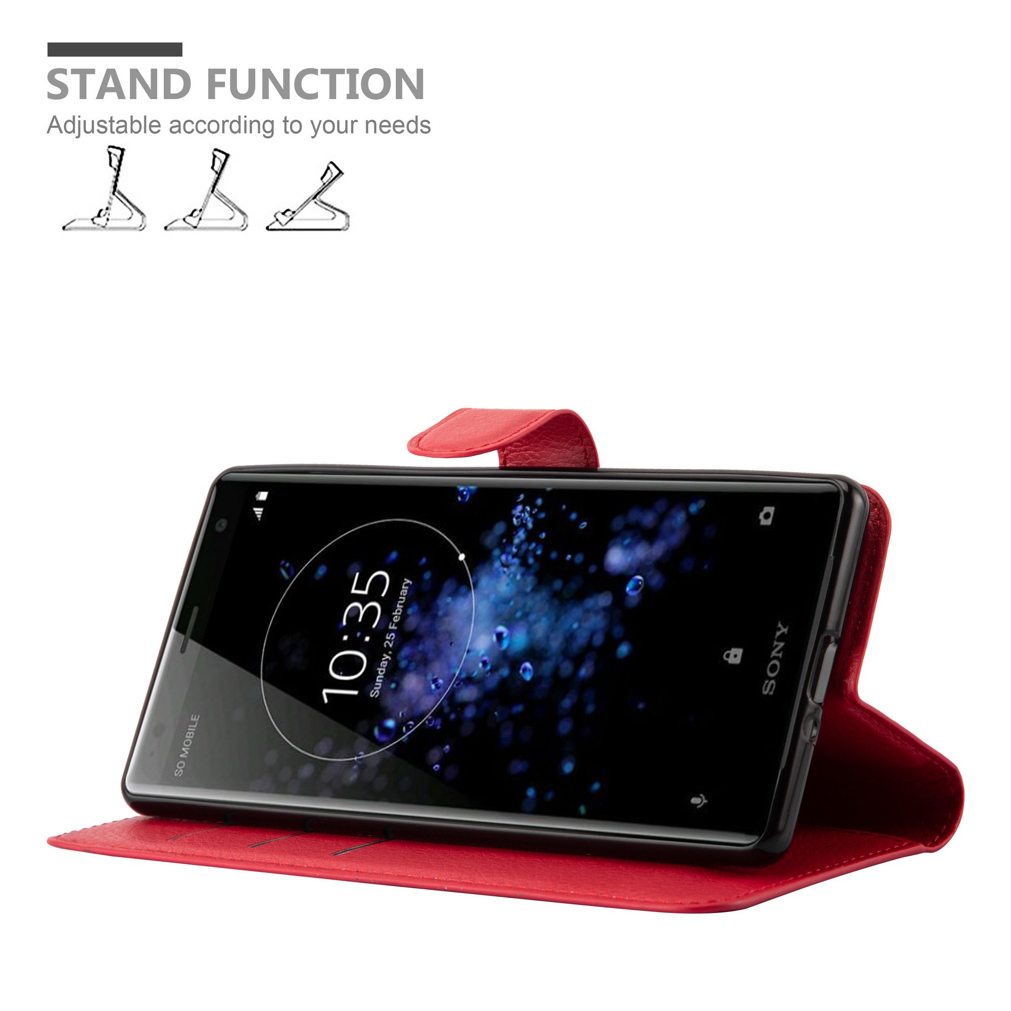 Cadorabo - Custodia Libro Per Sony Xperia E1 In Classy Oro Rosa - Con