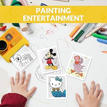 POHOVE 10 Rolls Photo Printer Paper, Children's Camera Printing