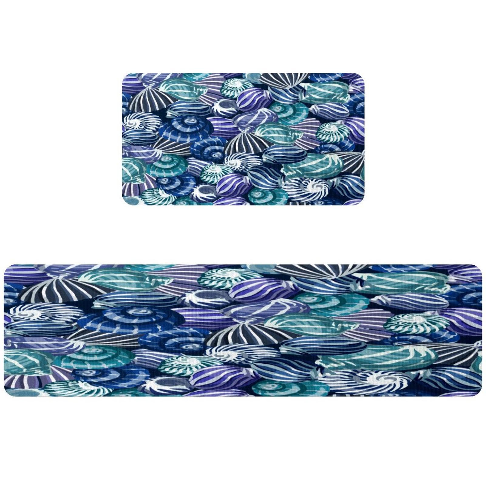Lot de 2 tapis de cuisine antidérapants et absorbants pour la maison