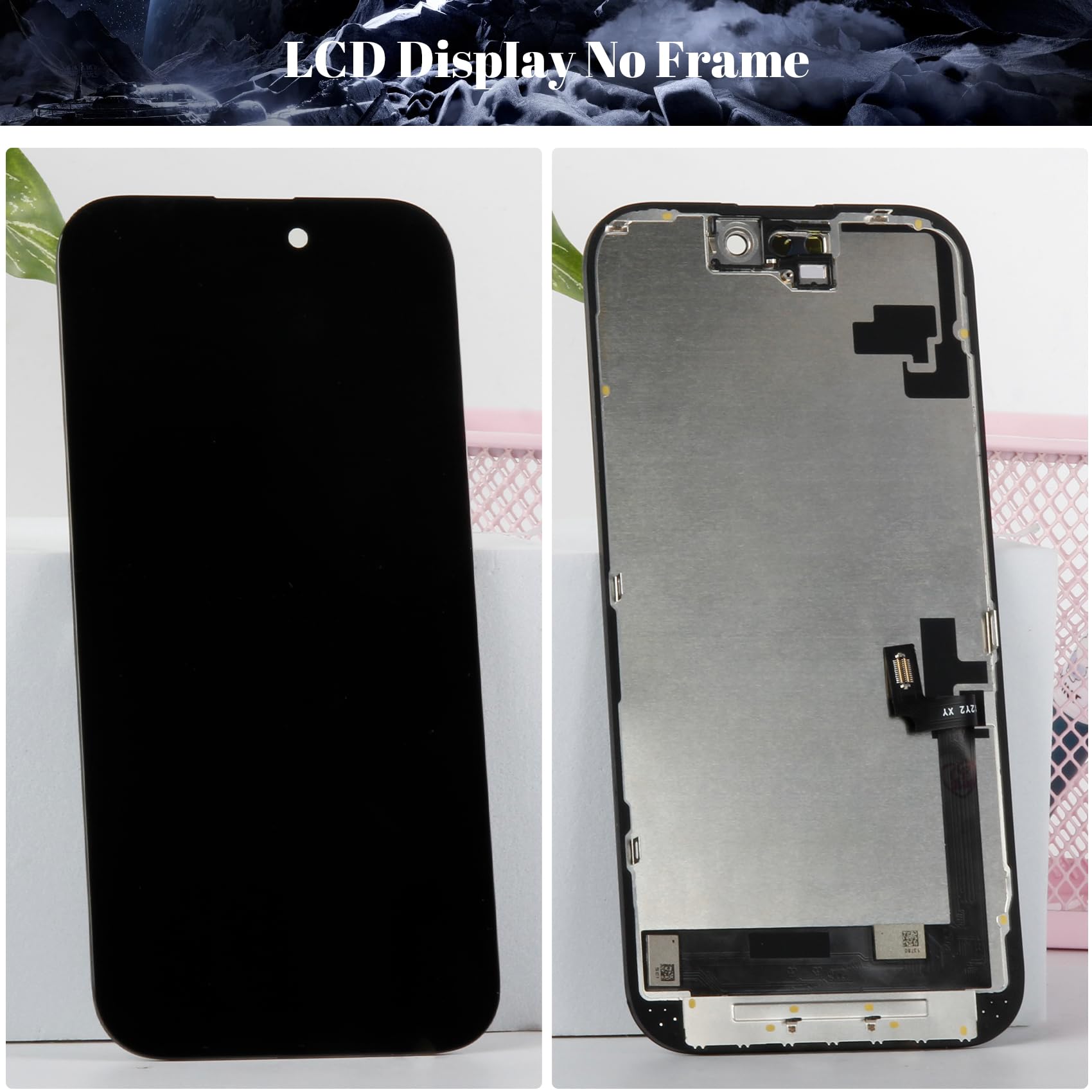 Incell wyświetlacz LCD do iPhone'a 16 A3287 zamiennik ekranu dla iPhone 16 A3081, A3286, A3288, ekran dotykowy digitizer, zestawy naprawcze (czarny)