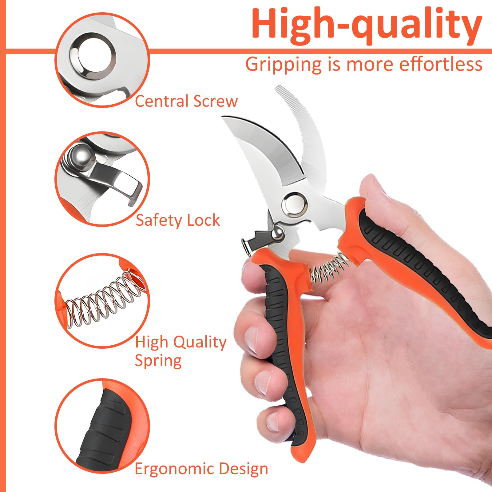 Forbici Per Rose Cesoie Da Giardino Professionali Per Rose E Fiori - Forbici Da Potatura Precisione Forbici Potatura Bonsai