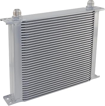 AN10 34/40 Row Aluminum Engine Oil Cooler Radiator Transmission MOCAL Style 34 Row-Silver