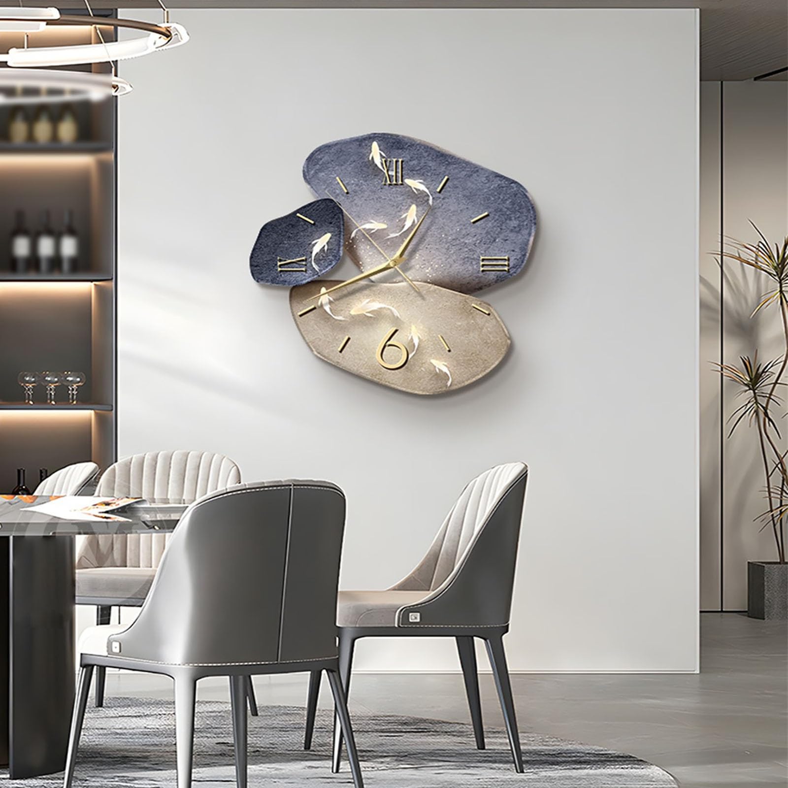 Tempo Orologio da parete con telecomando, decorazione decorativa