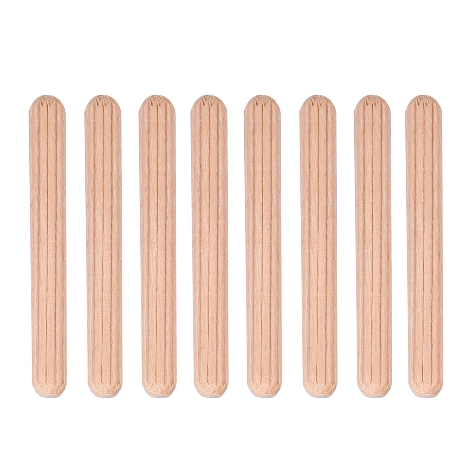 50 szt. Szuflada Szafki Okrągłe Ikea Kallax Kołki 101339, Kołki Drewno Karbowane Drewniane Rzemiosło Kołki Rozporowe Pręty (M6 * 50 (50 sztuk))