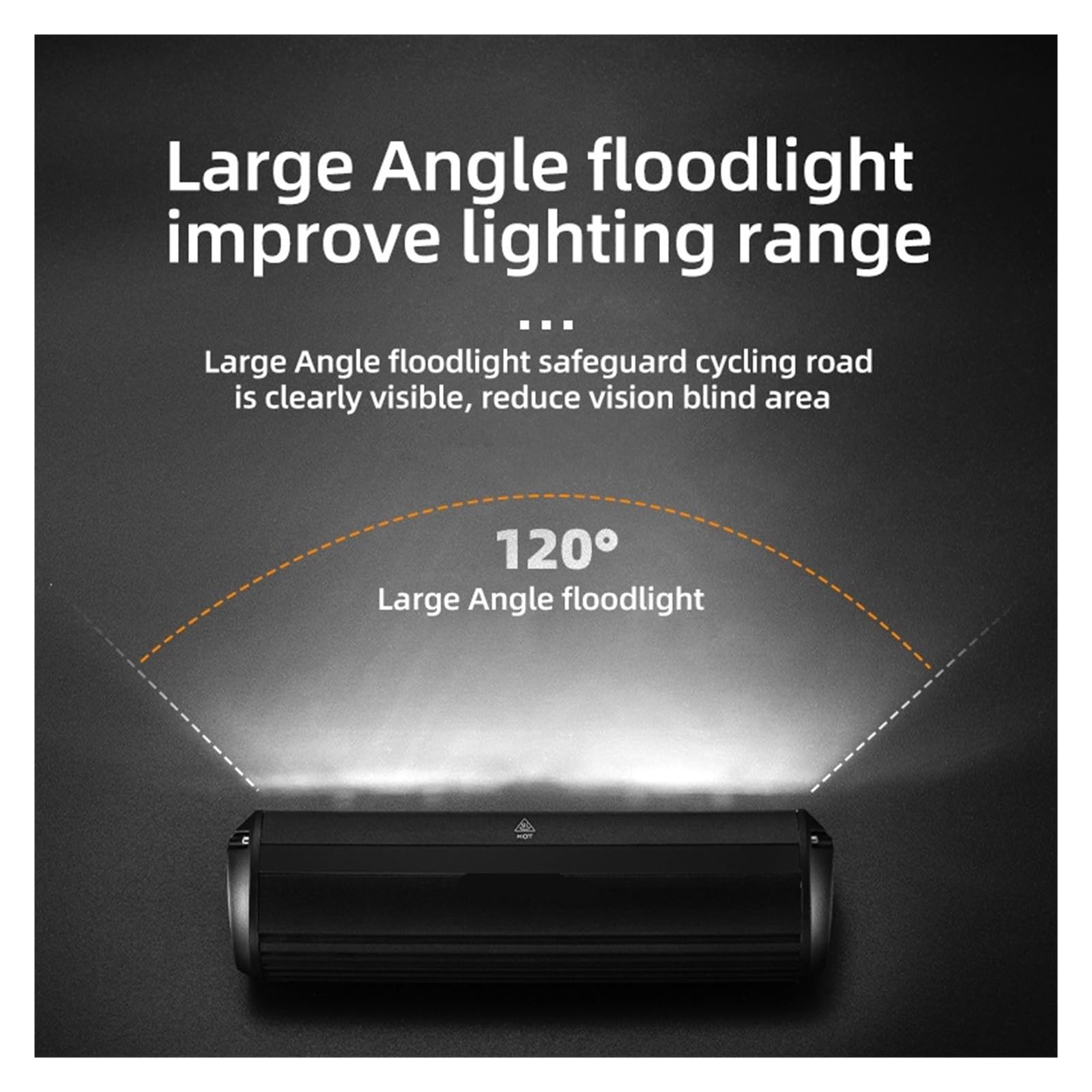 1 luz Delantera de Bicicleta Recargable USB 2600LM 8000mAh