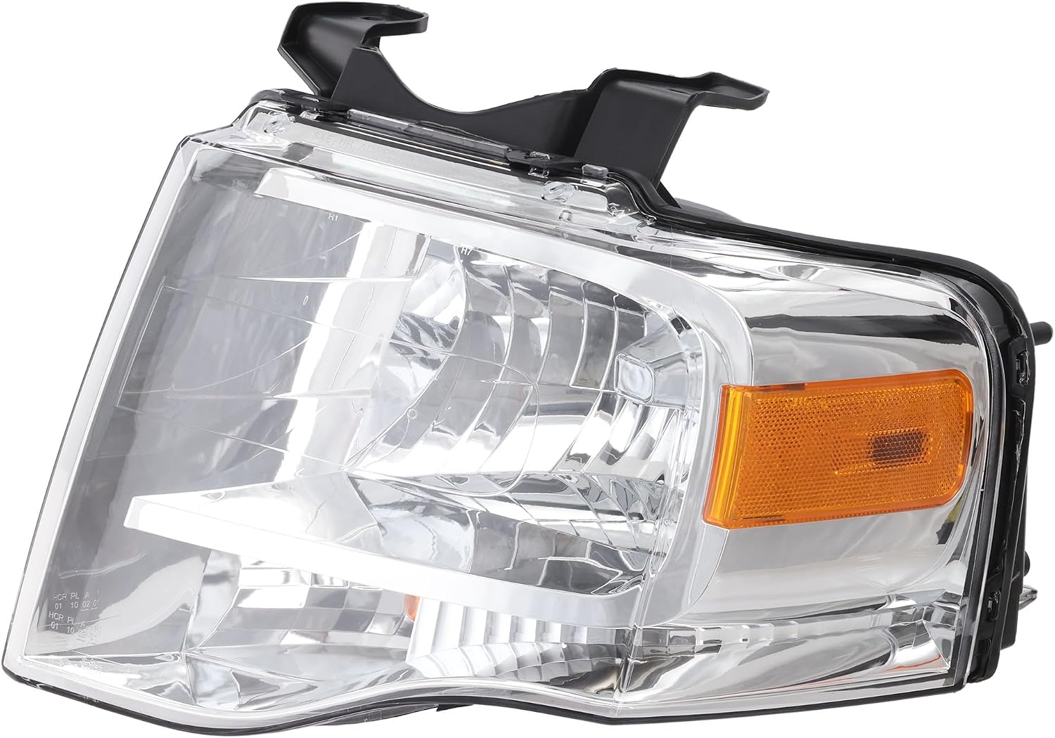 Compatible with 07-13 Expedition Front Halogen Headlight Headlamp Head Light Lamp with Bulb Left Driver Side
