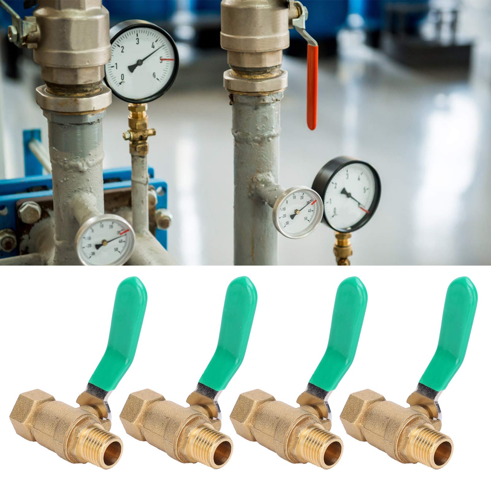 Explosion‑Proof Ball Valve, Drain Shut Off Valve, British System Thread for Indoor Gas Piping Systems Cold/Hot Water Piping Systems