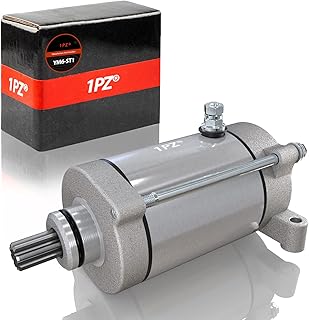 1PZ YM6-ST1 Starter Motor Replacement for Yamaha Grizzly YFM 600 660 1998-2007 Rhino 450 660 Kodiak 400 Wolverine Nordik NK 500 700 Mayhem Coleman Outfitter Hisun 500 ATV UTV