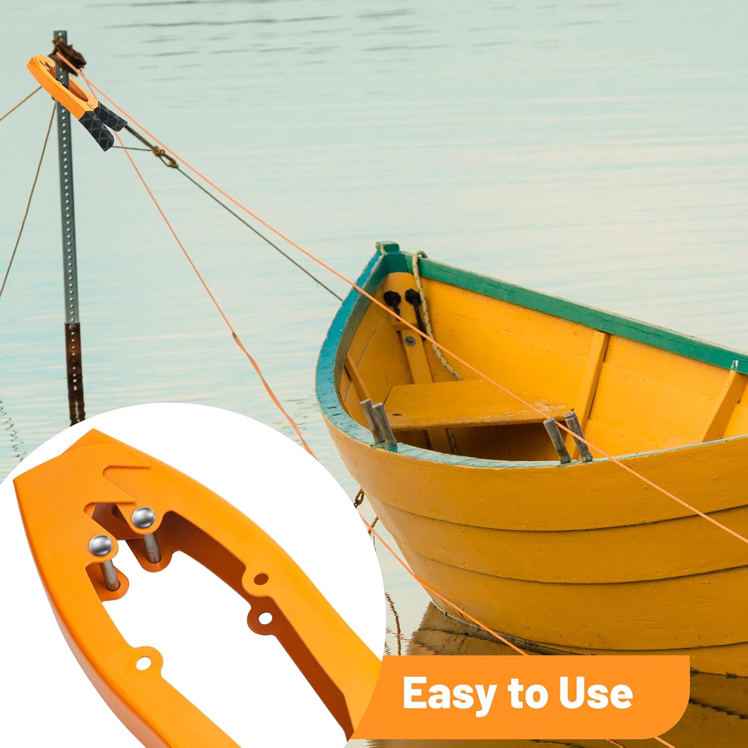 Kayak Anchor Grip, Kayak Brush Gripper with 16.4ft Paracord to Anchor Float, Canoe, Boat for Fishing Boating and Camping, Kayak Accessories - Image 2