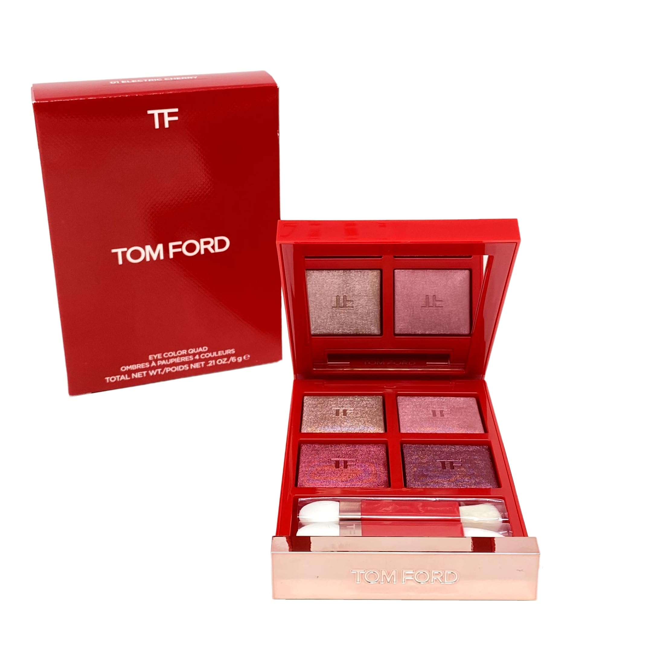 Tom Ford Cherries Eye Color Quad - # 01 Electric Cherry 6g/0.21oz