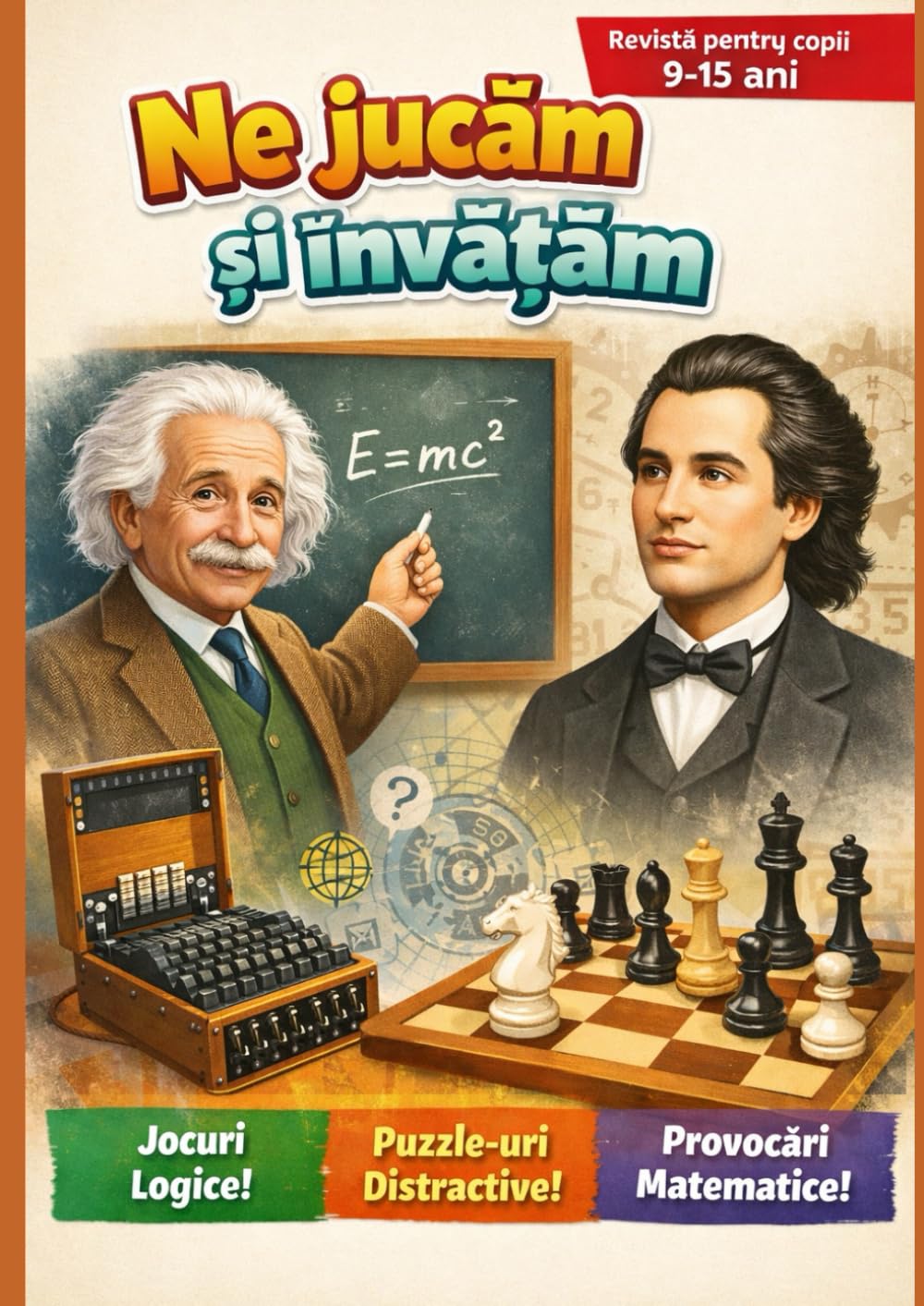 NE JUCĂM ȘI ÎNVĂȚĂM: Activități în Limba Română pentru Copii: Enigme, Experimente și Povești cu Tâlc – Revistă STEM 9-14 ani (Fun & Learning Series)