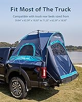 Vista 4 de Golabs Truck Bed Tent for 5-6 Ft Bed, 8-Minute Easy Setup by Pre-Assembled Design, Waterproof PU2000mm, 2-Person Portable with Extra Rainfly Cover