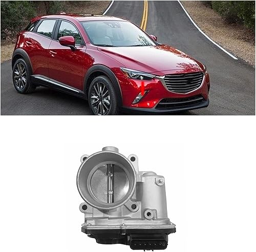 Miniatura 4 de Automóvil del cuerpo del acelerador de la válvula de mariposa PE0113640B compatible con Mazda CX-3 CX-5 2012-2018 2.0L