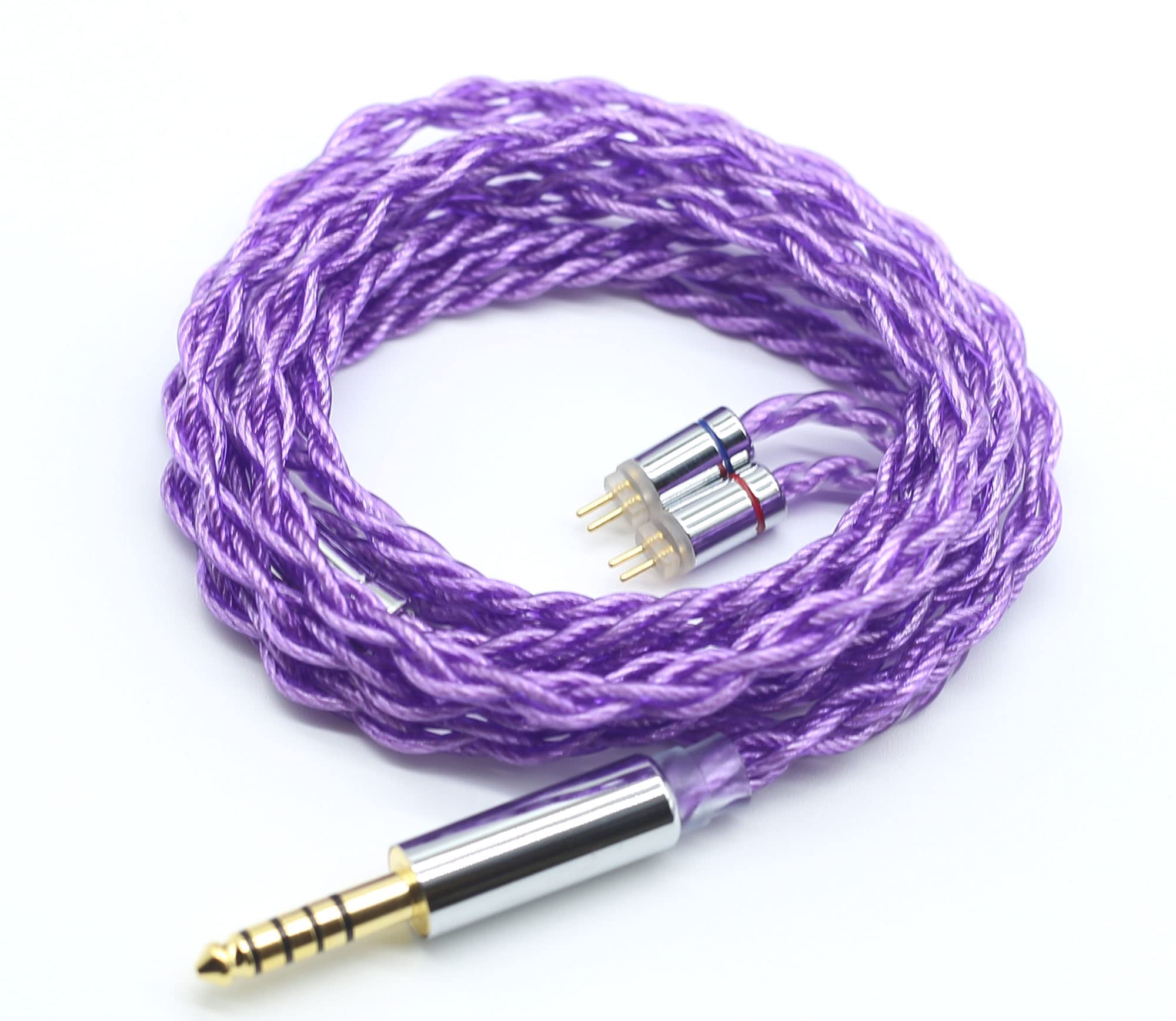 Amazon | 【BIGMANGO-Sumire】2pin4.4mm銀メッキケーブル 2pinリ