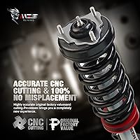 Vista 3 de MZS Kit de nivelación frontal de 1/2 pulgada Espaciadores de puntal de elevación compatibles con Tahoe Silverado Sierra Suburban Yukon