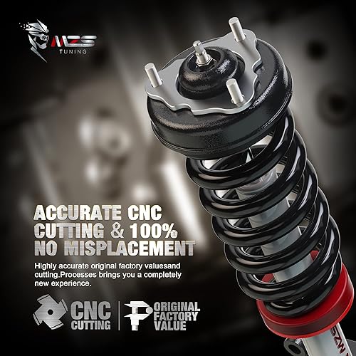 Miniatura 3 de MZS Kit de nivelación frontal de 12 pulgada Espaciadores de puntal de elevación compatibles con Tahoe Silverado Sierra Suburban Yukon 15002007-2013