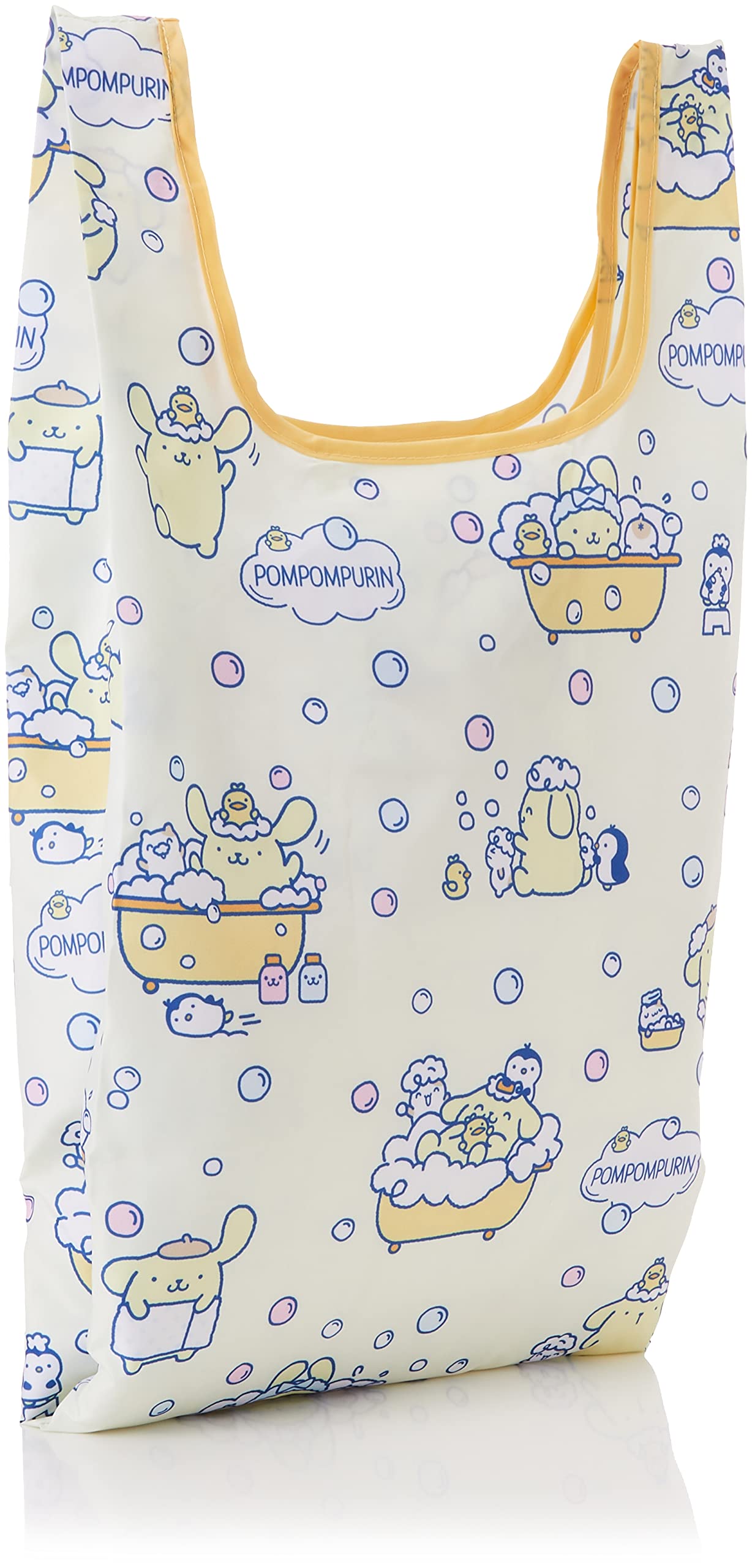 ポムポムプリン 抗菌 防臭 エコバッグセット プリン バブル