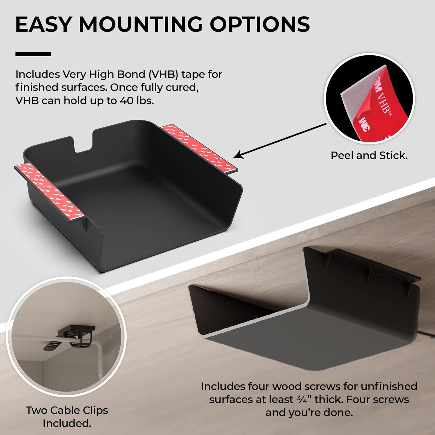 Buy HumanCentric Under Desk Storage Shelf Under Desk Drawer Organizer