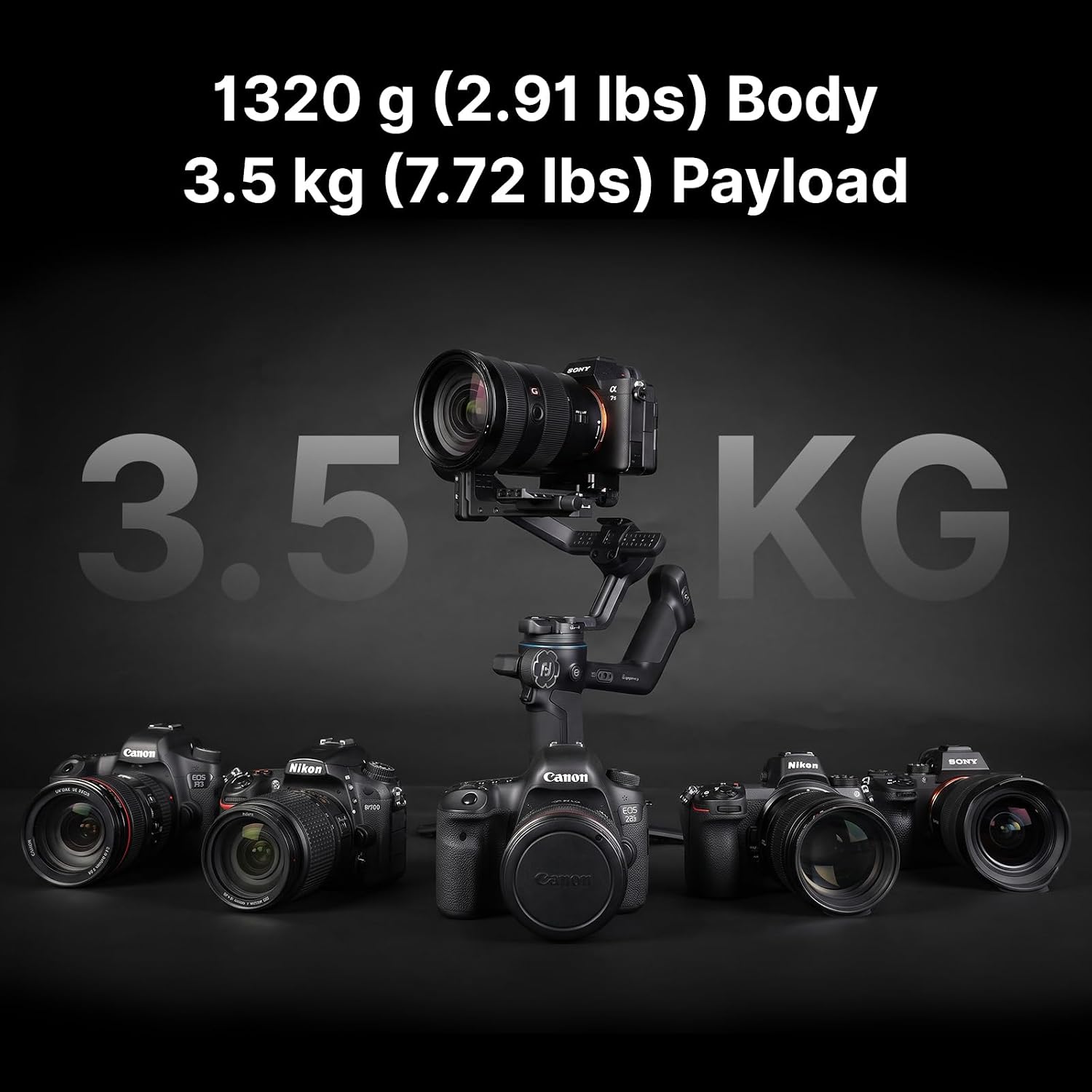 FeiyuTech 3-Axis Mirrorless Camera Gimbal Stabilizer, Scorp Mini image 3