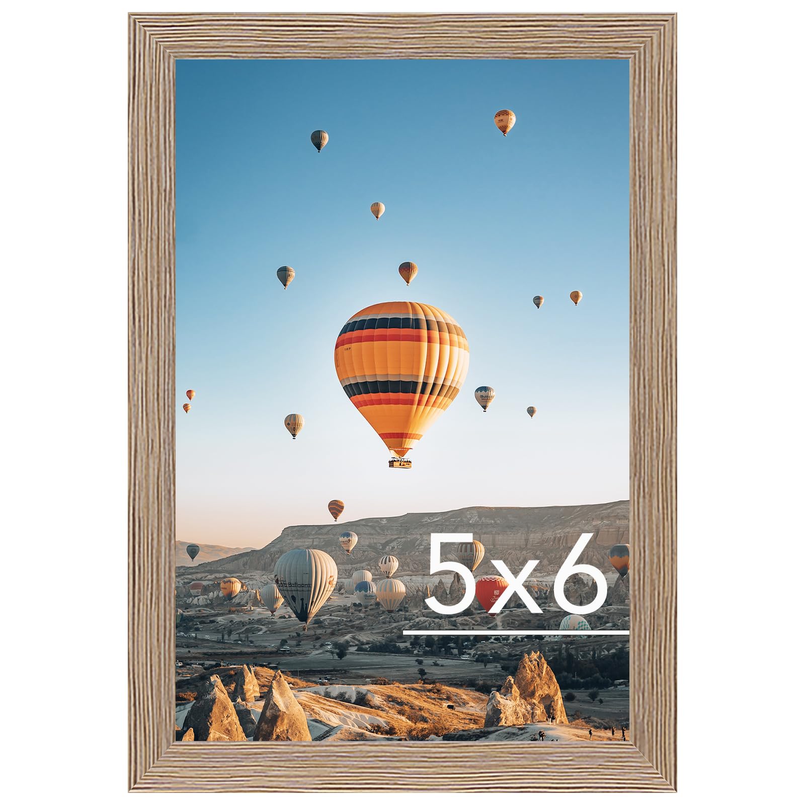 Photo 1 of JCJMY 5x6 Picture Frame Rustic Brown