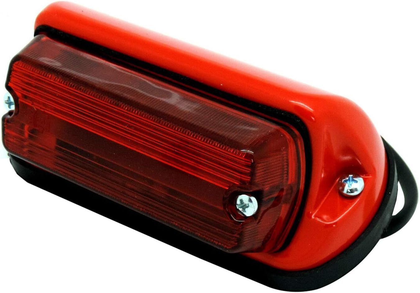 Bajato Pair of Rear Lights Tail Lights Assemblies| Red Body | Red Lens with 12v Bulbs Suitable for Massey Ferguson Tractor