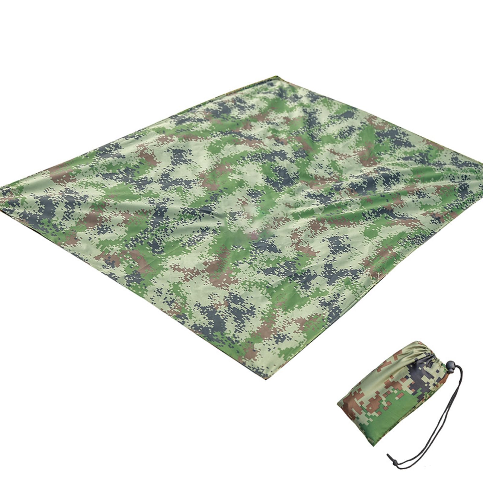 Yrohgkpn Camouflage Foldable Hiking Camping Travel Mat Waterproof Outdoor Pocket Picnics Blanket Lightweight Beach Blanket Sandproof Waterproof Beach Sandproof Outdoor Picnics Blankets Foldable Bag