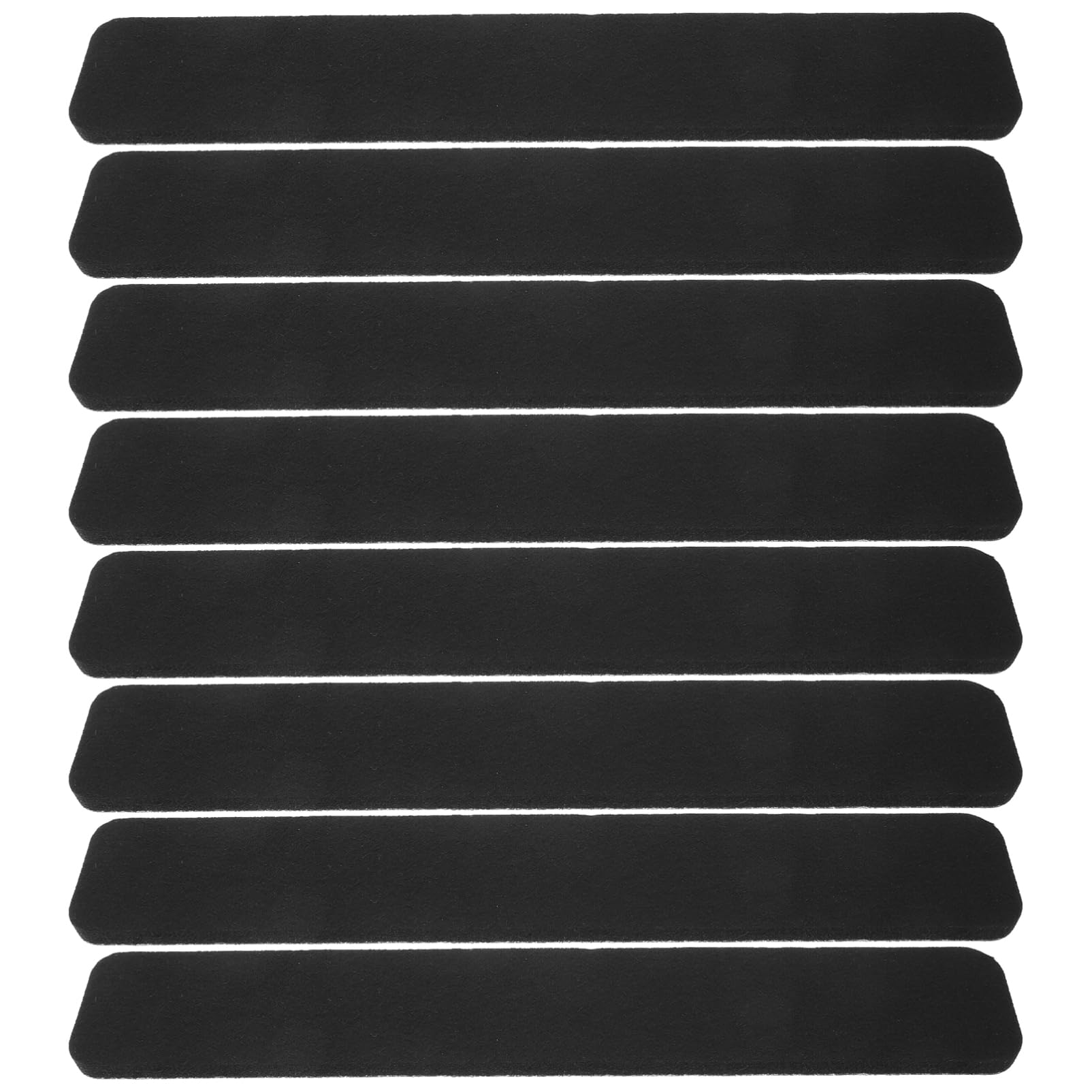 Uonlytech 8pcs Felt Bulletin Board Strips Self-Adhesive Small Board for Desk Wall Decoration Easy to Use for Office Classroom and Home Memo Display