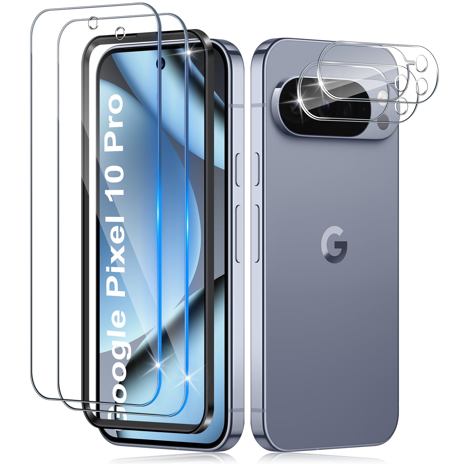 JETech Pellicola Protettiva Per Google Pixel 10/10 Pro / 9/9 Pro