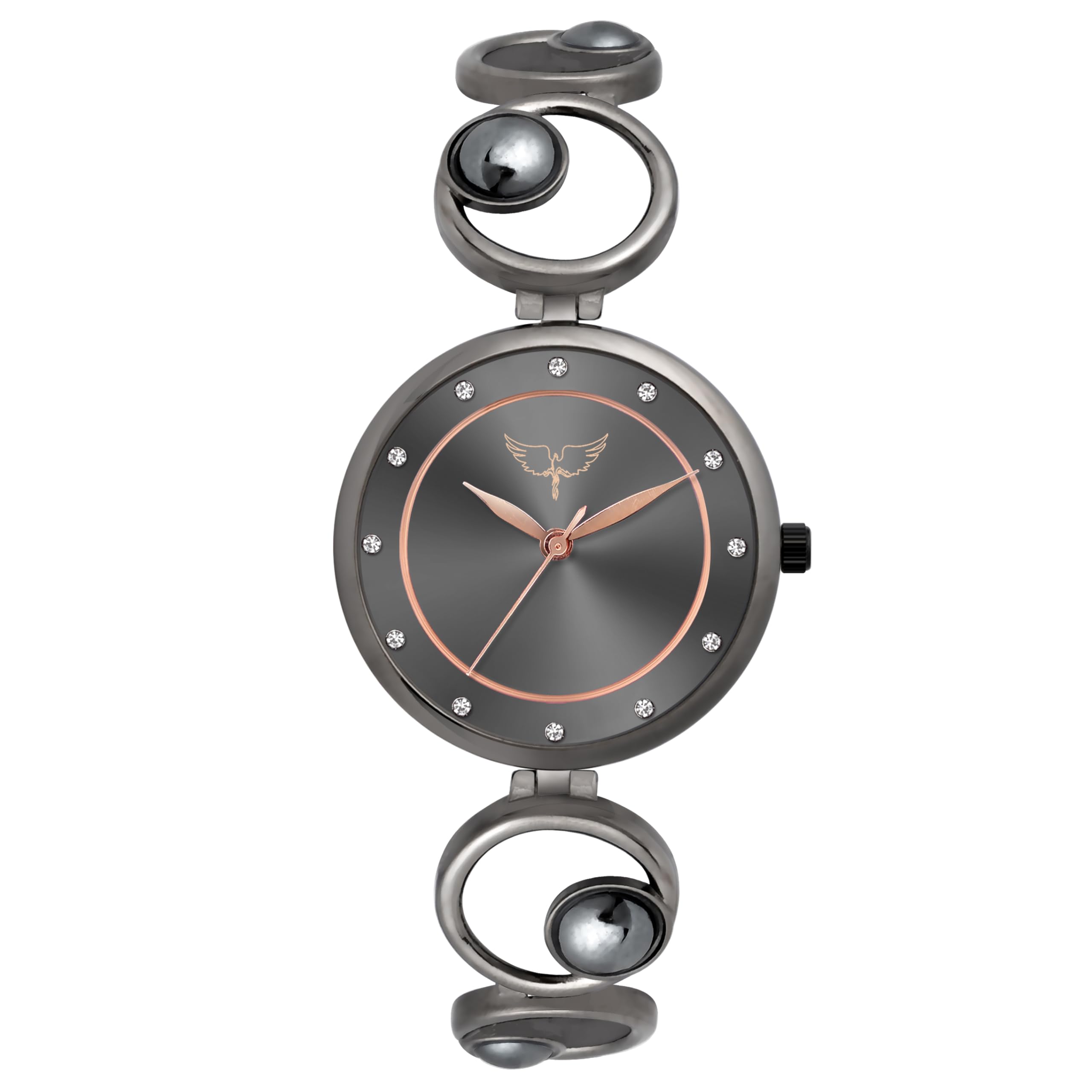 Style Up Quartz Analog Mother of Pearl Metal Strap Watch for Women-image-46