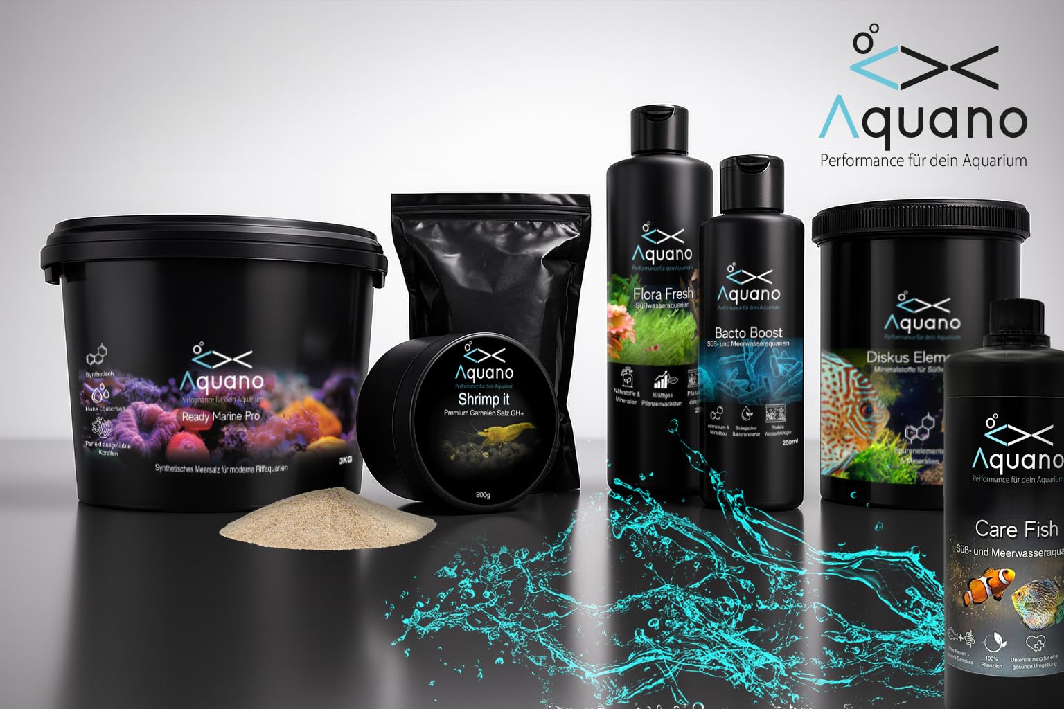 Charbon actif AquaCarbon Premium 1000 g pour aquariums d'eau douce et d'eau de mer - Parfait pour l'aquarium