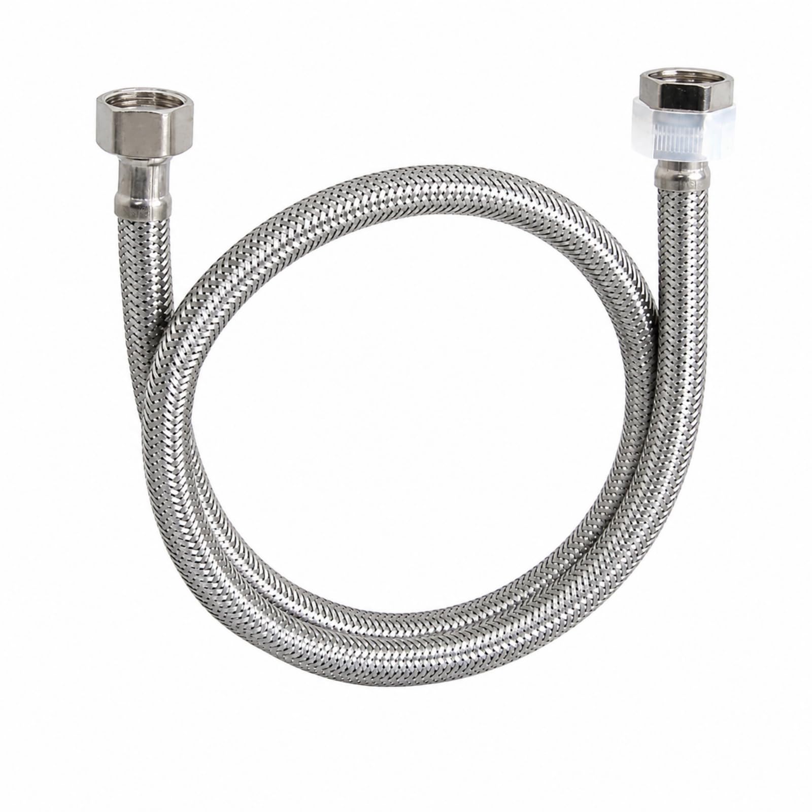 Tubo Flessibile in Acciaio Inox Antiruggine, Resistente, Rubinetteria, per Lavatesta, Barberia,