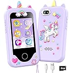 Kids Smart Phone Gifts Toys for Girls Boys Age 3-8,Toddler Learning Toys with Educational Games, 3 4 5 7 8 9 6 8 9 Year Old Girl Birthday Gift Ideas-Purple
