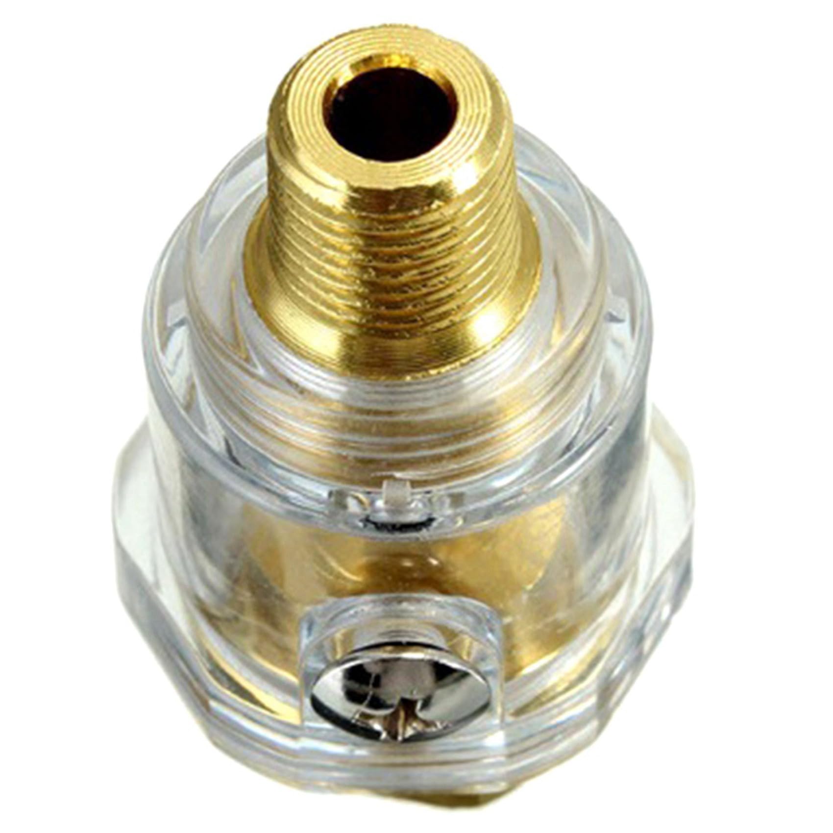 20 unids aceite herramienta neumática accesorios - 1/4 pulgadas NPT aceite lubricante lubricante para aire compresion aire herramienta aceite - amarillo