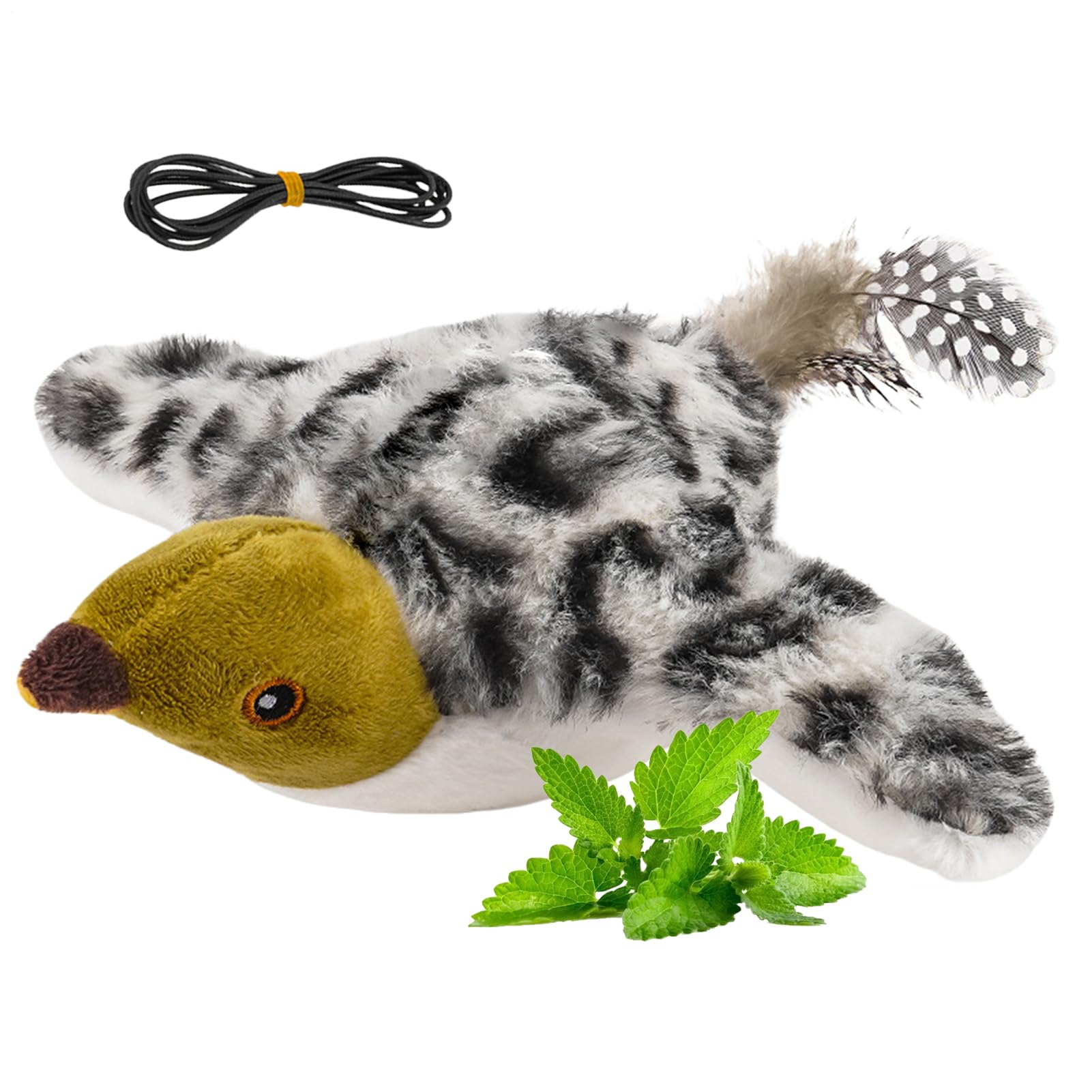 Jouet électrique pour animal oiseau battant interactif télécommande