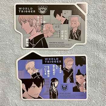 ワールドトリガー ワートリ カットカード 二宮隊 まとめ売り Amazon.co.jp: ワールドトリガー ワートリ オリジナル カット