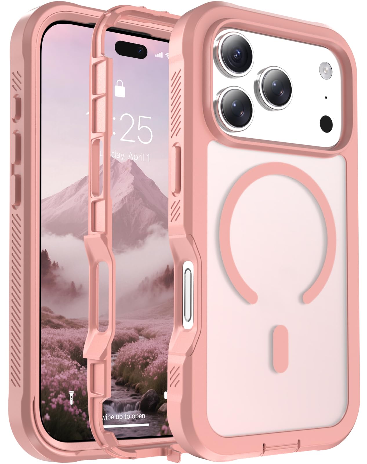 jaroco Magnetic for iPhone 18 Pro Case/iPhone 17 Pro Case Pink