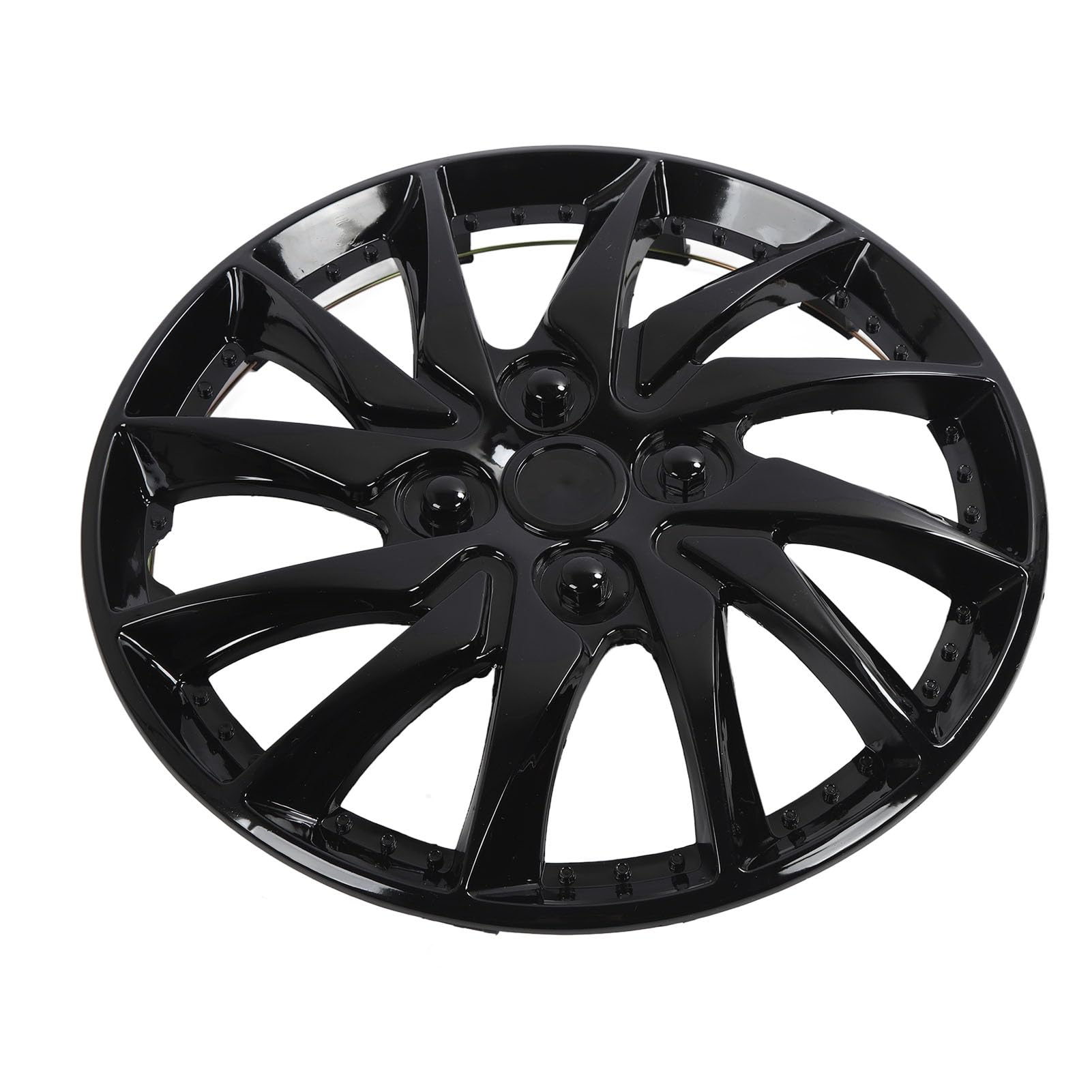 Copricerchi, 4 Pezzi 14 Pollici Copricerchi Universali Resistenti Ai Graffi per Auto, Camion, Furgoni, Neri