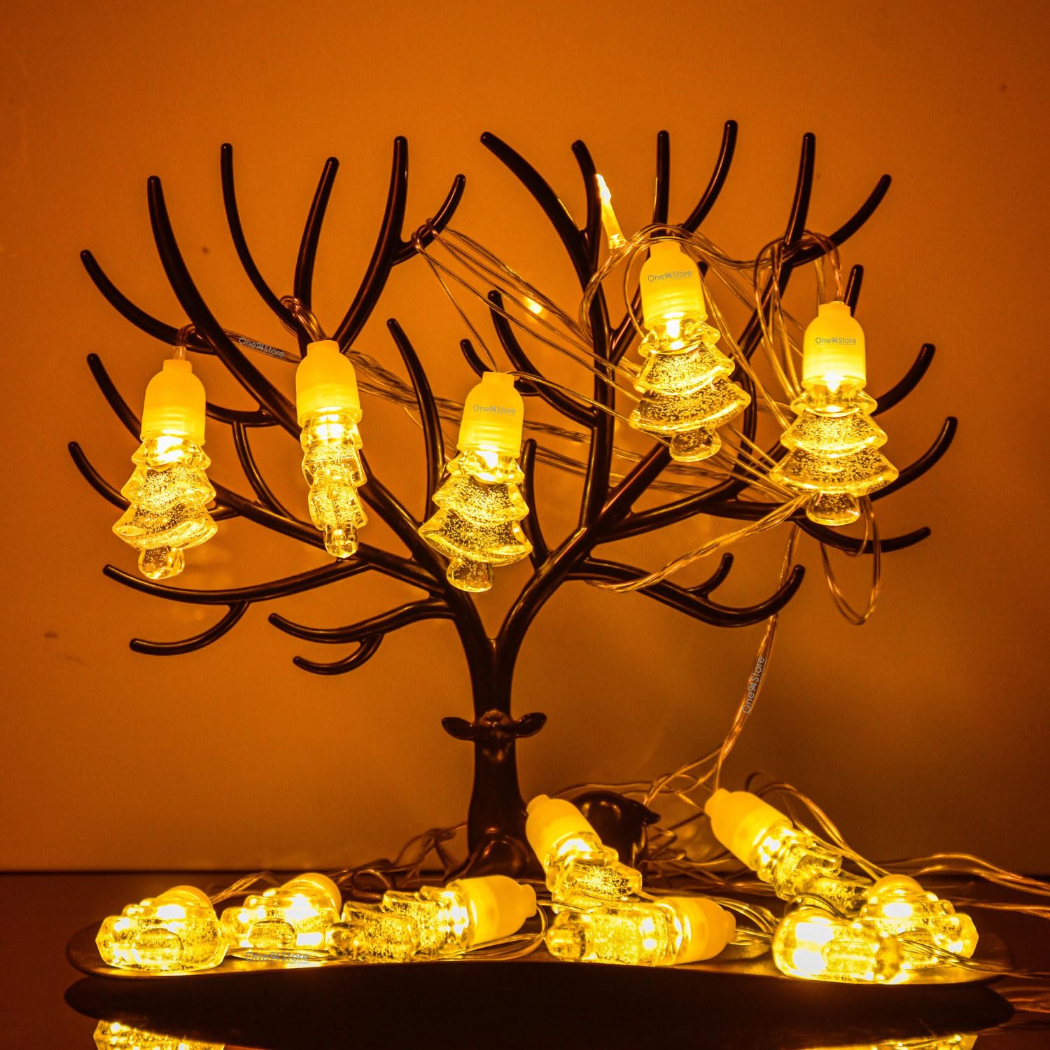 One94Store LED Crystal Tree Shape String Light 14 LED, 3 Meter Length Fairy Decoration Light for Bedroom Decor, LED Light for Indoor, Outdoor Festival Decoration (Warm White, Plug-in) (B0DF7N44TV) Amazon Price History, Amazon Price Tracker