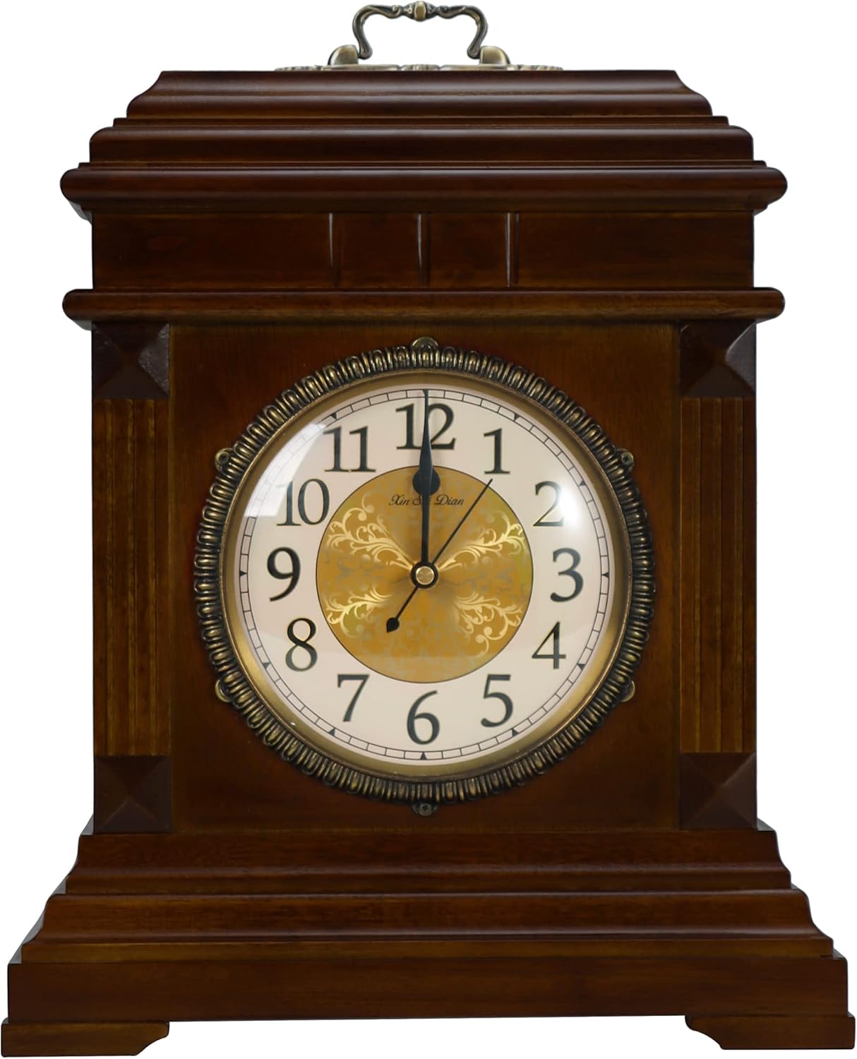 Mantel Clocks,Grandfather Clock,Living Room Wooden Digital Mantel Clock
