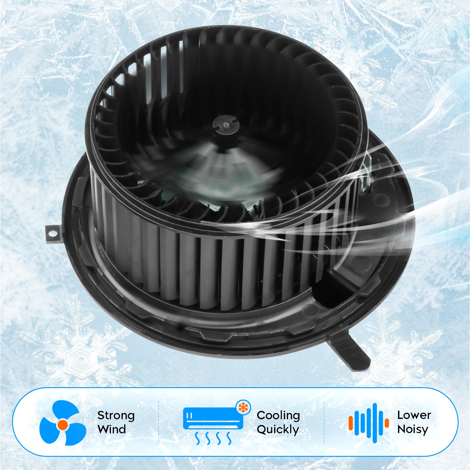 700218 Front HVAC Blower Motor with Regulator Fit for 2007-2013 BMW 328i 335i for 2008-2013 128i for 2006 325i 325xi for X1 M3 Z4 product thumbnail 6