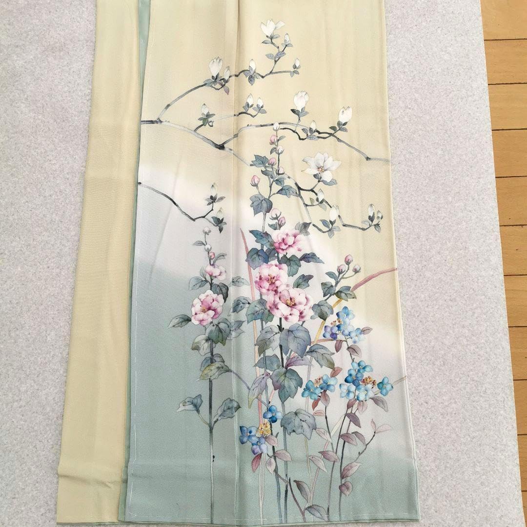 Amazon.co.jp: 秀逸色彩 一色生子さん まるで名画 手描き 友禅 逸品