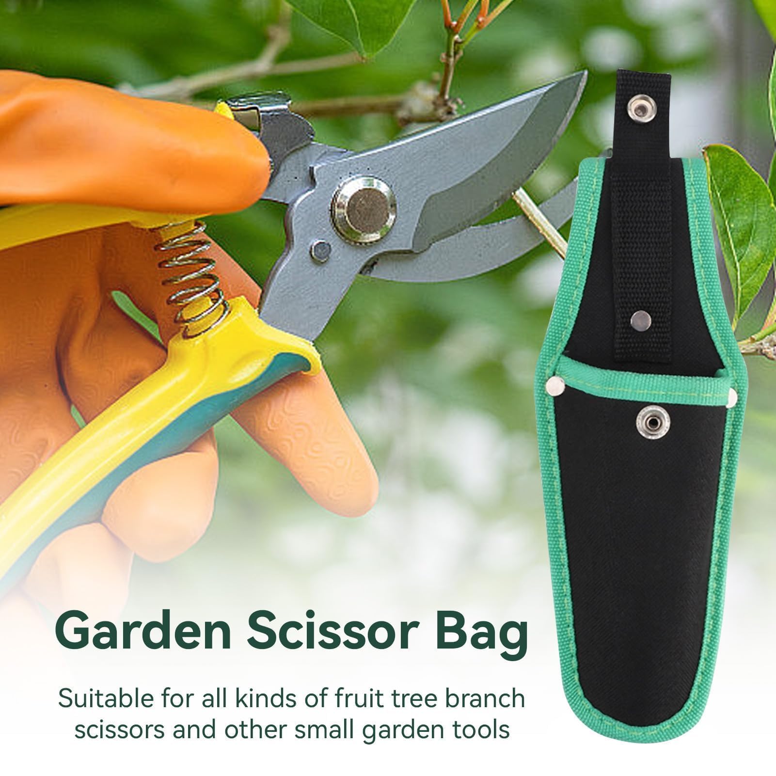 Custodia per Pinze Fondine, Borsa portautensili portatile con fibbia di sicurezza, Tasche porta utensili da cintura per cesoie da potatura sospese