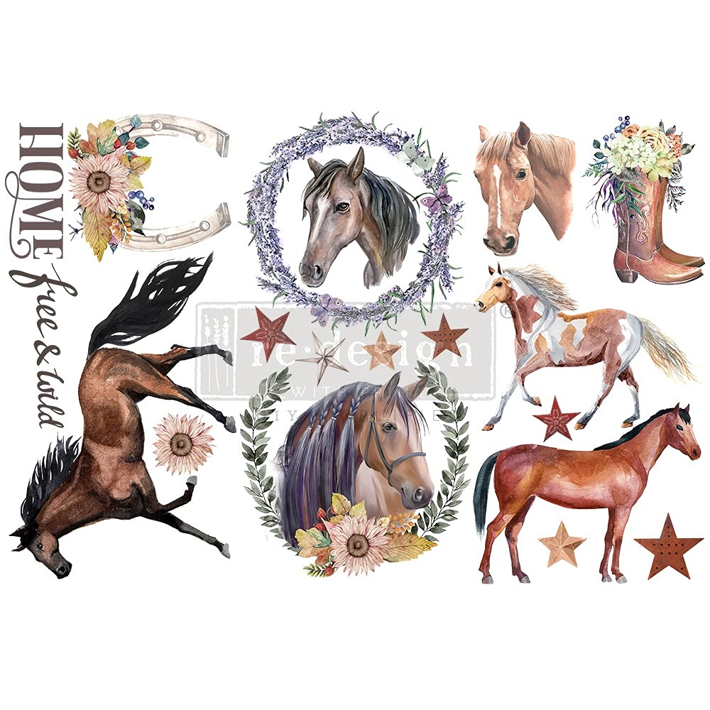Transfers de diseño Wild Soul, calcomanías decorativas de fácil aplicación para muebles