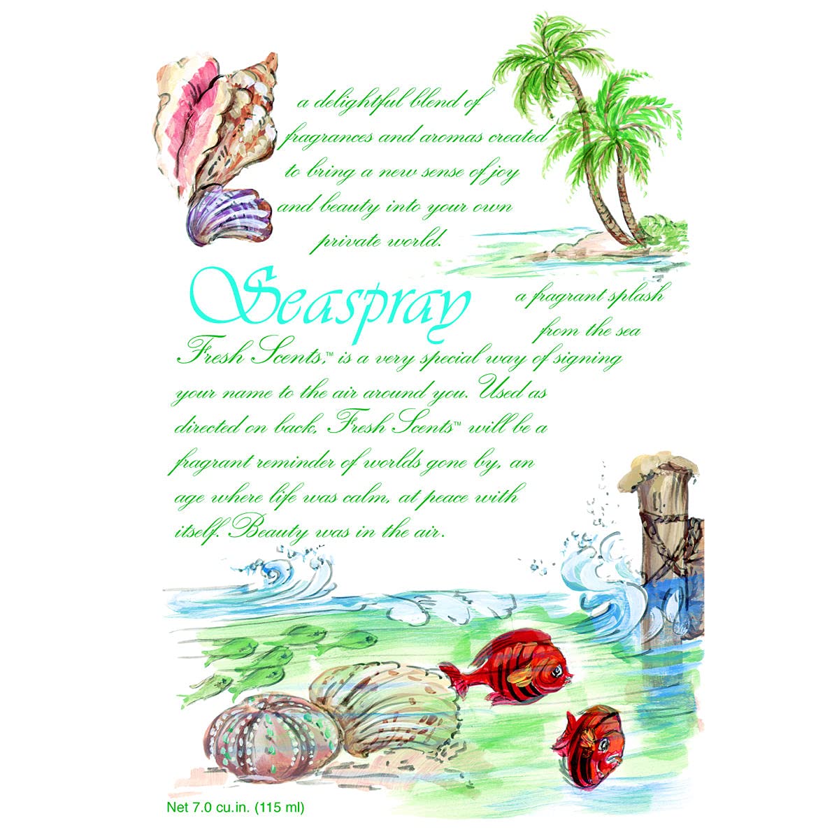 Willowbrook Fresh Scents Seaspray Scented Sachet