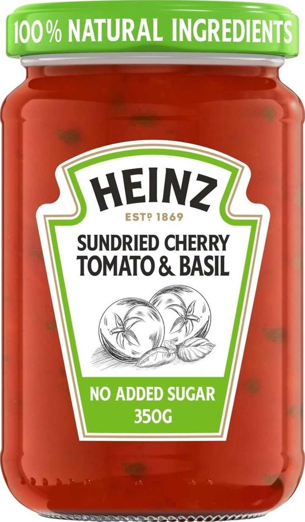 Heinz Sun-Ripened Cherry Tomato And Basil Pasta Sauce 350G