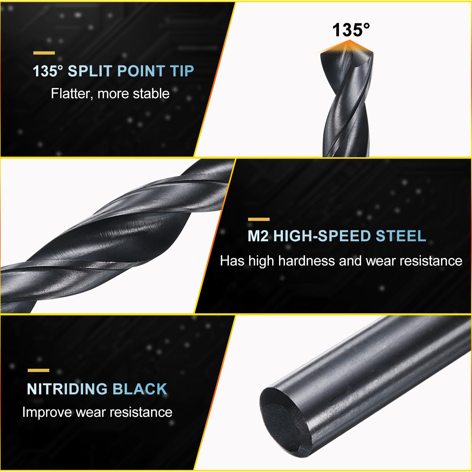 PATIKIL 4mm Drill Bit #21 - Image 4