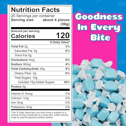 Miniatura 2 de Fairtime Taffy Blue Taffy 21 onzas